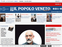 Tablet Screenshot of ilpopoloveneto.it